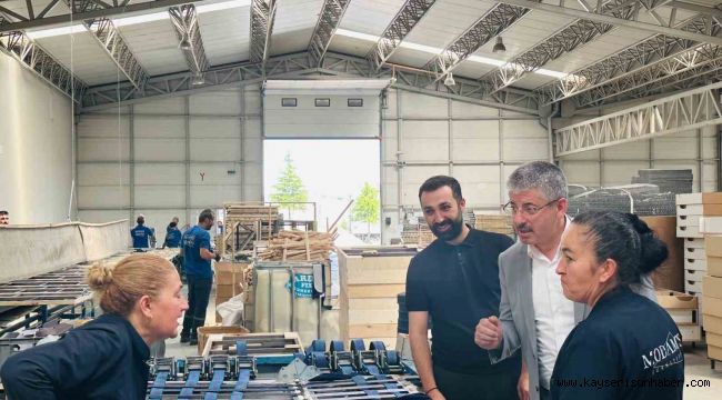 Milletvekili Çopuroğlu; fabrika ziyaretleriyle programlarına başladı