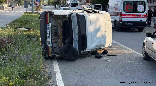 Otomobil takla attı: 3 yaralı