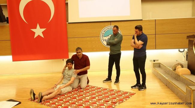 Spor A.Ş. personeline ilk yardım eğitimi verildi