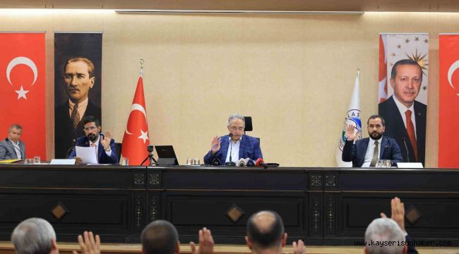 Talas Meclisi 10 maddeyi görüştü