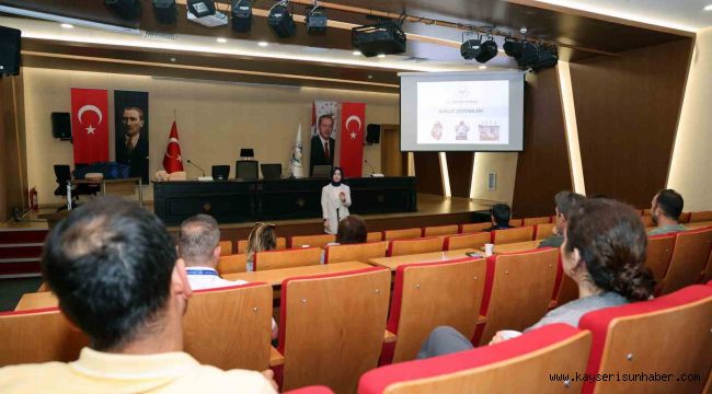 Talas'ta personele ilk yardım eğitimi