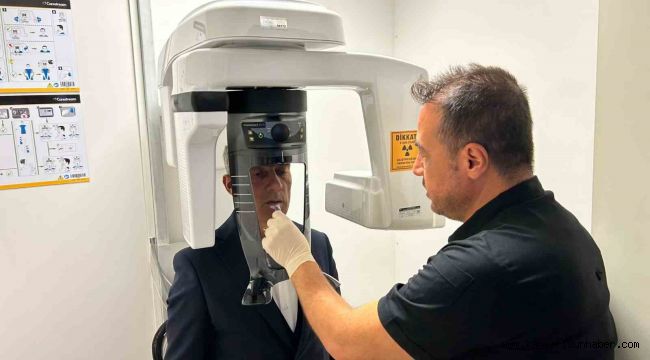 Tomarza Devlet Hastanesi'nde Panoramik Diş Röntgen Cihazı'nın hizmete girdi