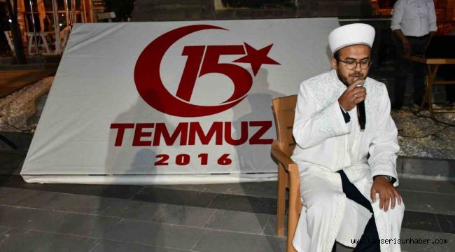 15 Temmuz Şehitleri Tomarza'da dualarla anıldı