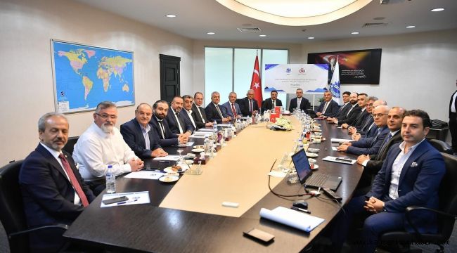 Başkan Büyükkılıç, iş dünyasıyla bir araya geldi