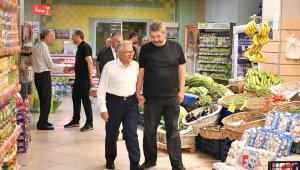 Başkan Büyükkılıç, Talas esnafını gezdi