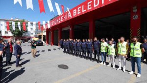 Başkan Büyükkılıç'tan itfaiye personeline: "İyi ki varsınız"