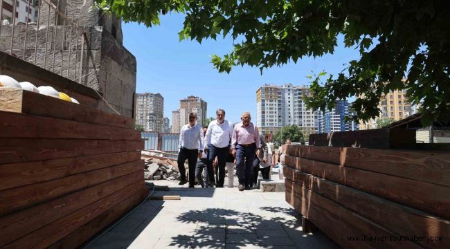 Başkan Büyükkılıç'tan Tasmakıran Camii restorasyon çalışmalarına yakın takip