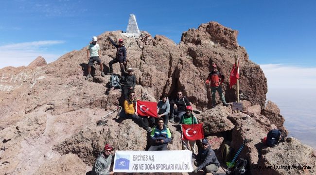 Büyükşehir Erciyes A.Ş.'den doğaseverlere zirve keyfi