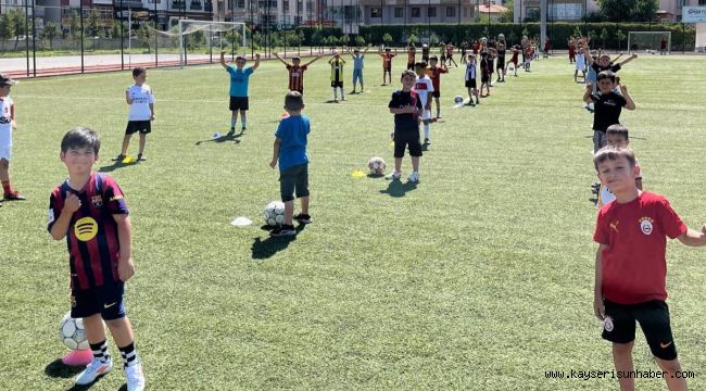 Develi'de Yaz Spor Okulları'na yoğun katılım