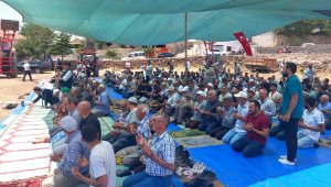 Develi'nin Çomaklı köyünde yağmur duası yapıldı