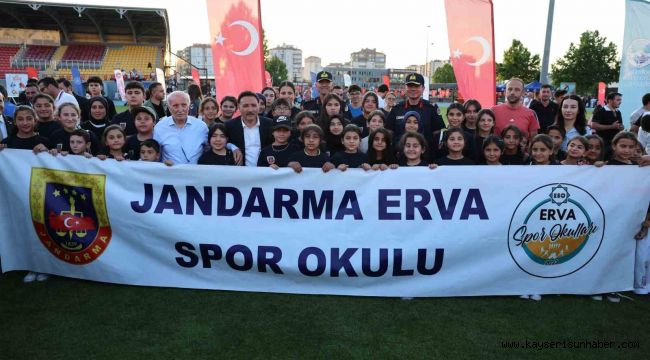 ERVA ve GSB Yaz Okullarına coşkulu açılış