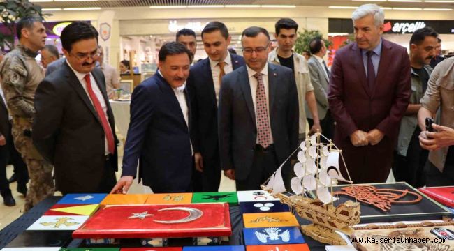 Hükümlü ve tutukluların el emekleri sergilendi