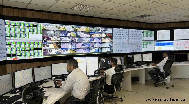 Kayseri Büyükşehir'den kesintisiz ulaşım için 724 takip ve kontrol