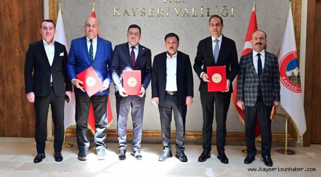 Kayseri OSB Sağlık Merkezi valilikte imzalanan protokolle Sağlık Müdürlüğü'ne tahsis edildi