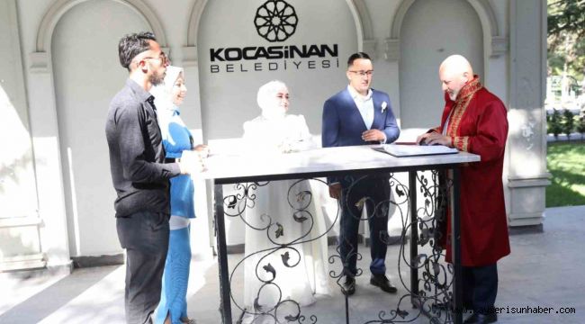 Kocasinan'da '07.07.2025' tarihinde 25 nikah kıyıldı