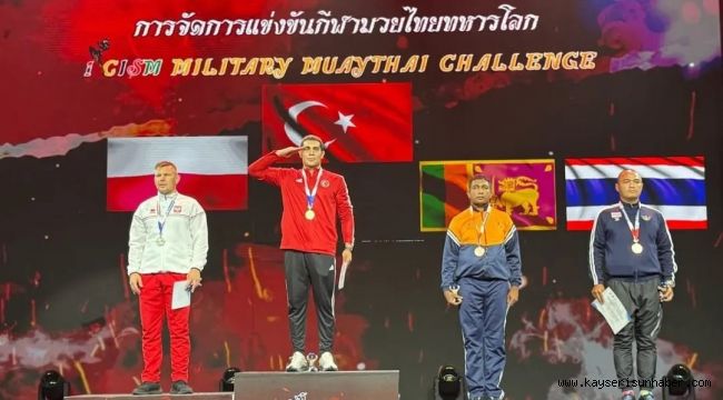 Murat Avcı,Askeri Oyunlar Dünya Şampiyonu oldu