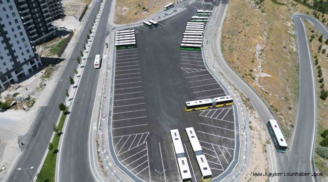 Otobüs garaj noktaları hayata geçiyor