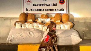 Otobüste 450 kilogram kaçak tütün ele geçirildi