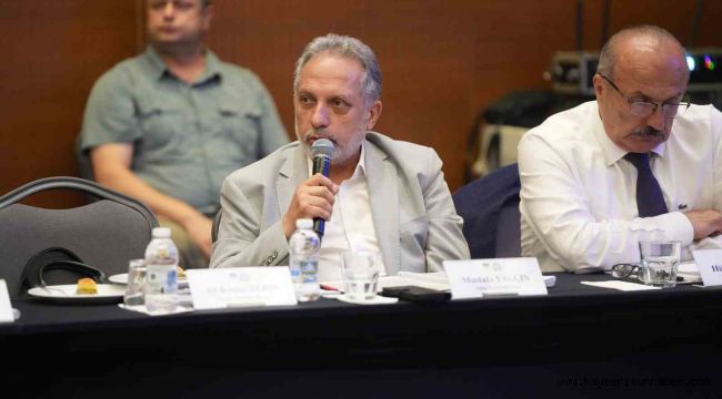Talas'ın belediyecilik vizyonu TDBB Toplantısı'nda gündem oldu