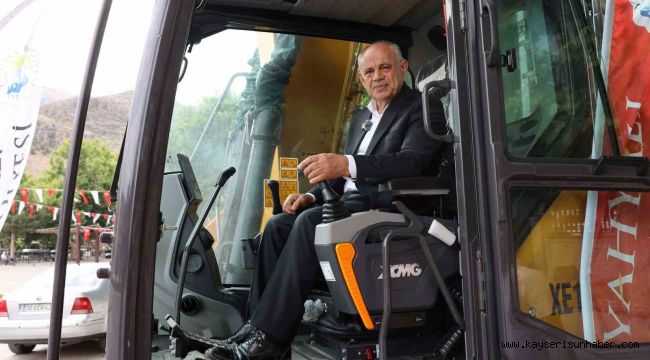 Yahyalı Belediyesi, araç filosuna yeni bir iş makinesi daha ekledi