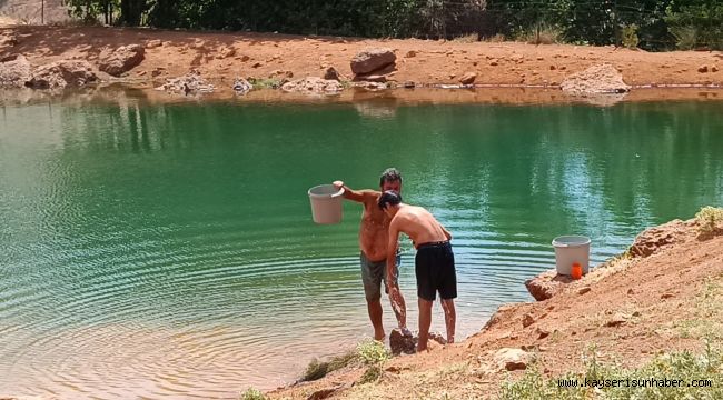 Zile'de acı sulu gölet misafirlerini ağırlamayı sürdürüyor