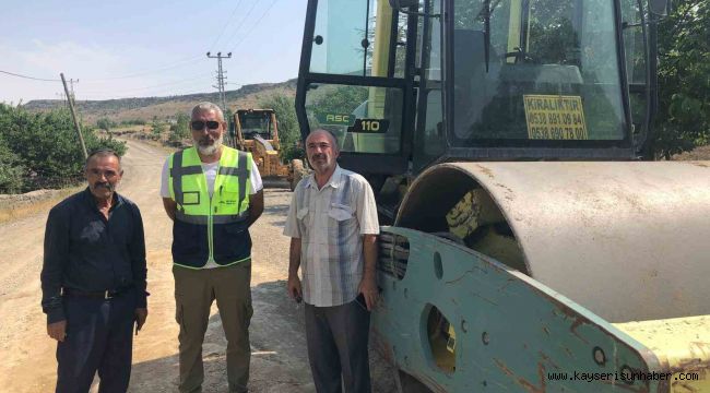 Amarat mahallesine 55 milyon TL'lik sıcak asfalt