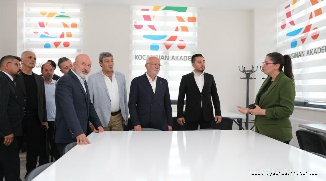 Başkan Çolakbayrakdar; Elitaş'ı Kocasinan Akademi'de ağırladı