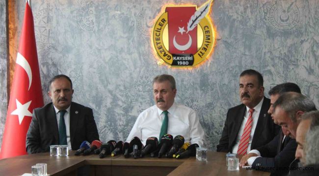 BBP Genel Başkanı Destici: " Türkiye hemen buna mukabil aynı şekilde karşılık vermelidir"