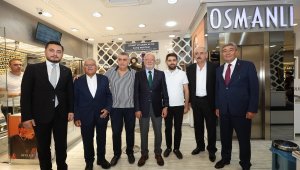 Elitaş ve Büyükkılıç, Kazancılar Çarşısı'nı ziyaret etti