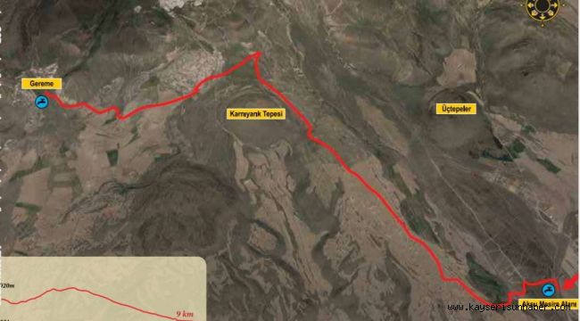 Erciyes Dağı'ndaki yürüyüş rotaları, ziyaretçilere keyifli anlar yaşatıyor