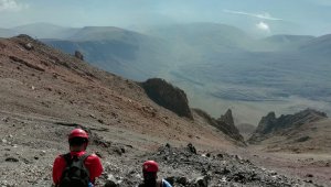 Erciyes'te zirve yolculuğu
