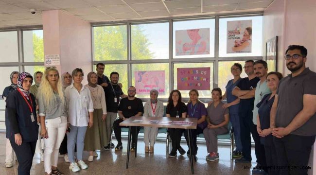 ERÜ Hastaneleri'nde, "1-7 Ağustos Dünya Emzirme Haftası" kutlandı