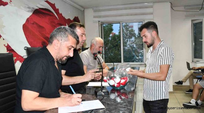 Kayseri Süper Amatör Küme'de fikstür heyecanı