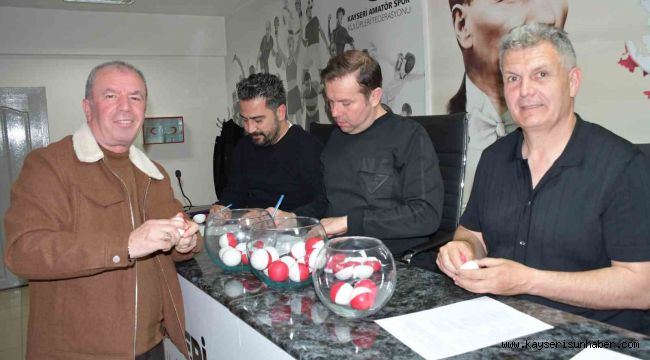 Kayseri'de 1. Amatör Küme fikstürü 2 Eylül'de çekilecek
