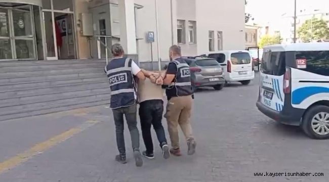 Kayseri'de 10 yıl kesinleşmiş hapis cezası bulunan şahıs yakalandı