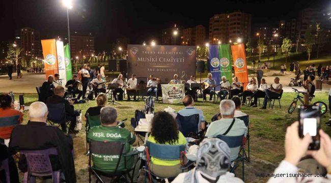 Talas Millet Bahçesi'nde keyifli bir akşam daha