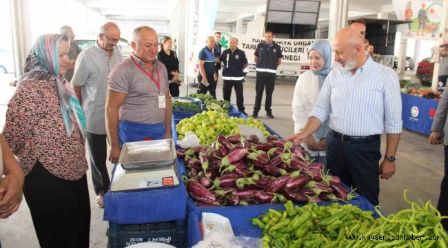 Yüzde 100 Ekolojik Pazar açıldı