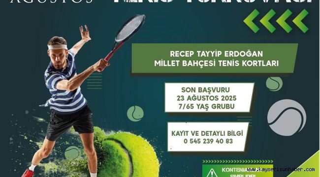Zafer Bayramı heyecanı tenis kortlarına taşınıyor