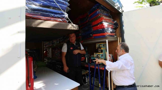 AFAD heyetinden Talas Belediyesi'nin örnek projesine yerinde inceleme