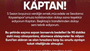 Baki Ersoy: "Teşekkürler kaptan"