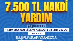 Başkan Büyükkılıç'tan eğitime destek: 7 bin 500 TL nakdi yardım