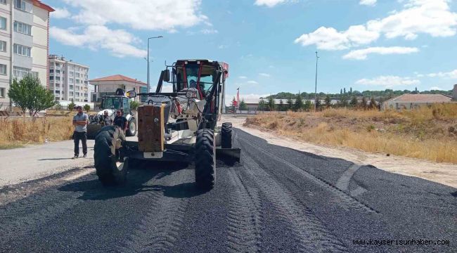 Bünyan'da asfalt çalışmaları sürüyor