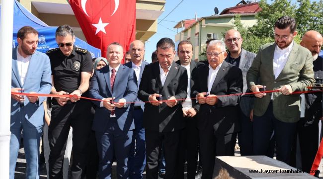 Bünyan'da iki proje hizmete açıldı