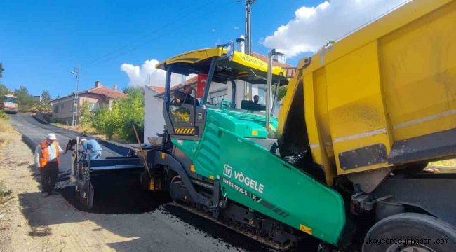 Büyükşehir'den Özvatan ilçe merkezinde 19 milyon TL'lik sıcak asfalt yatırımı