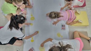 Çocuklar kitapların basımını yaşayarak öğrendi