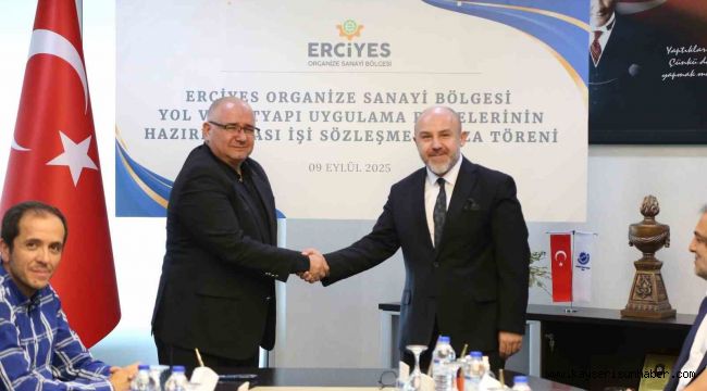 Erciyes OSB'de altyapı çalışmaları başlıyor