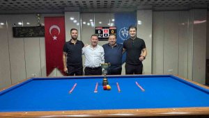 Erciyes Takımlar 3 Bant Bilardo Şampiyonası yapıldı