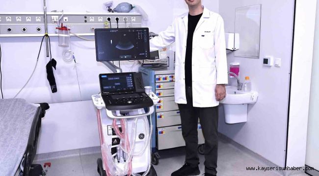 ERÜ acil servisinde yeni ultrason cihazı ile hızlı tanı konulacak