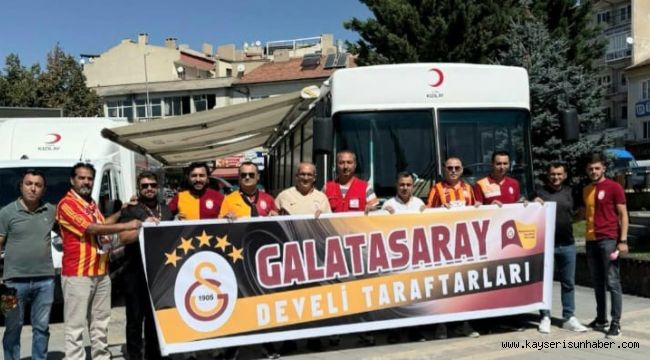 Galatasaray taraftarları kan bağışı için yarıştı