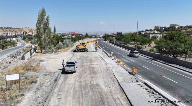 Hacılar Kayseri Caddesi'nde ilk etap trafiğe açıldı
